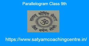 Parallelogram Class 9th