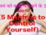 5 Mantras to Control Yourself