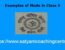 Examples of Mode in Class 9