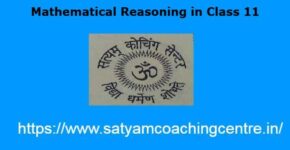 Mathematical Reasoning in Class 11