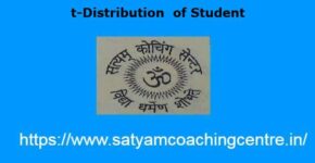 t-Distribution of Student in Statistics