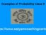 Examples of Probability Class 9