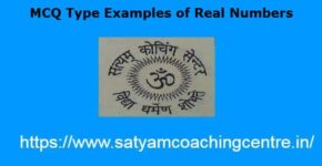 MCQ Type Examples of Real Numbers