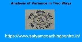 Analysis of Variance in Two Ways