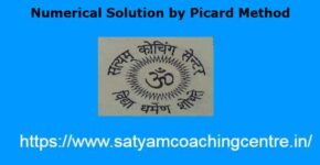 Numerical Solution by Picard Method