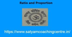 Ratio and Proportion