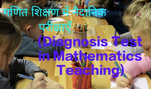 Diagnosis Test in Mathematics Teaching