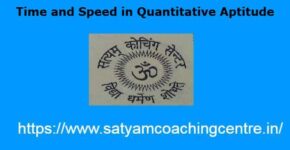 Time and Speed in Quantitative Aptitude