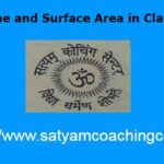 Volume and Surface Area in Class 9th