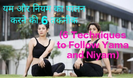 6 Techniques to Follow Yama and Niyam