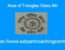 Area of Triangles Class 9th
