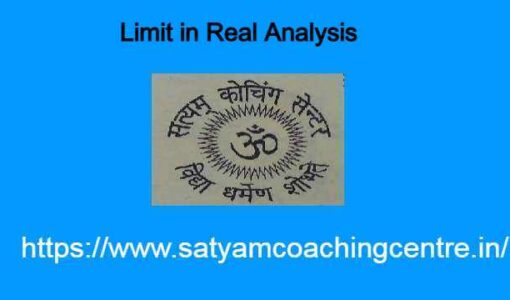 Limit in Real Analysis