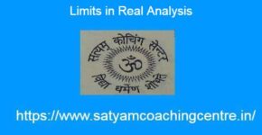 Limits in Real Analysis