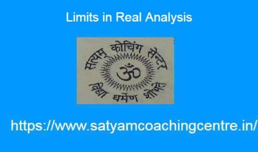Limits in Real Analysis