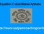Equation in Quantitative Aptitude