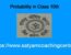 Probability in Class 10th
