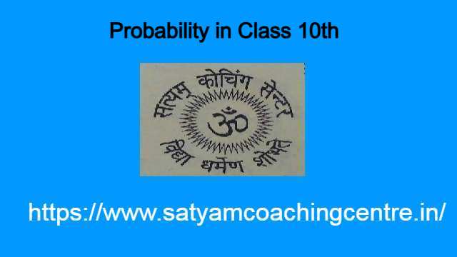 Probability in Class 10th