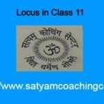 Locus in Class 11