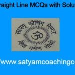 33 Straight Line MCQs with Solutions