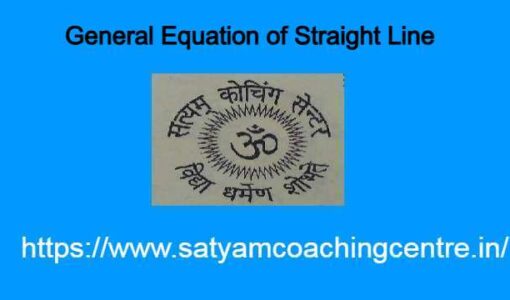 General Equation of Straight Line