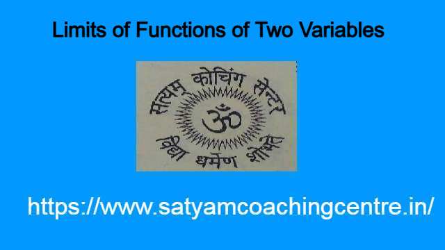 Limits of Functions of Two Variables