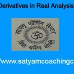 Derivatives in Real Analysis