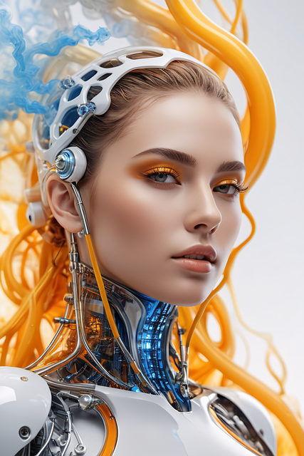 Girl hi-tech her brain but How to Make Mind High-Tech?