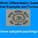 Logarithmic Differentiation Questions
