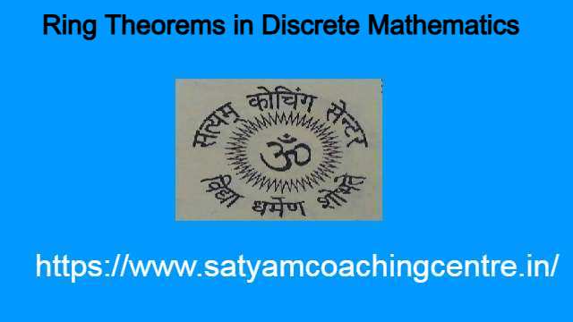 Ring Theorems in Discrete Mathematics