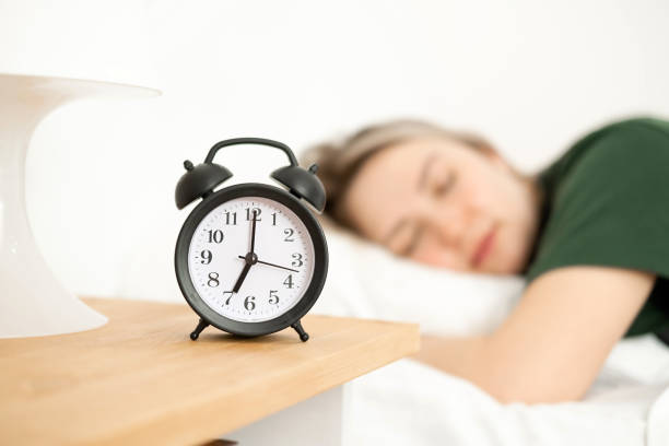 Clock alarms have no effect on female student