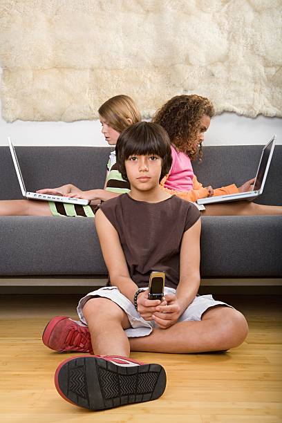 Children Affected by Technology to the internet that they were playing games on computers and mobiles