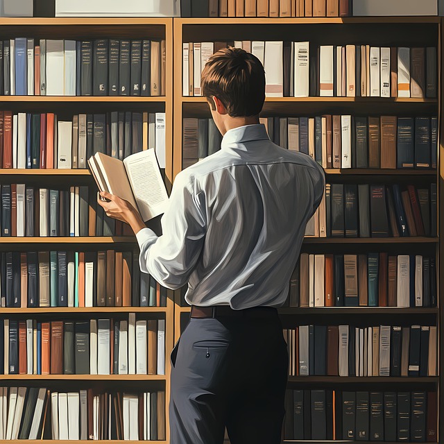 Students studying with concentration