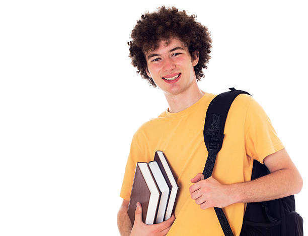 Students protect their bags and books so that classmates do not take notes and books