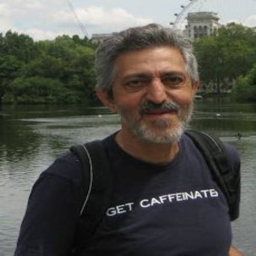 Mathematician Avi Wigderson taking a stroll along the lake and enjoying nature