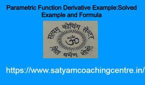 Parametric Function Derivative Example