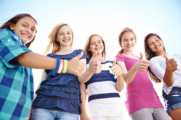 Students happy with quality education expressing happiness on developing qualities