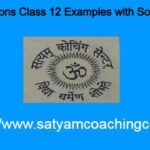 Relations Class 12 Examples