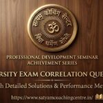 University Exam Correlation Questions with Solution