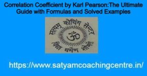 Introduction to Correlation Coefficient by Karl Pearson