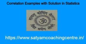 Correlation Examples with Solution in Statistics