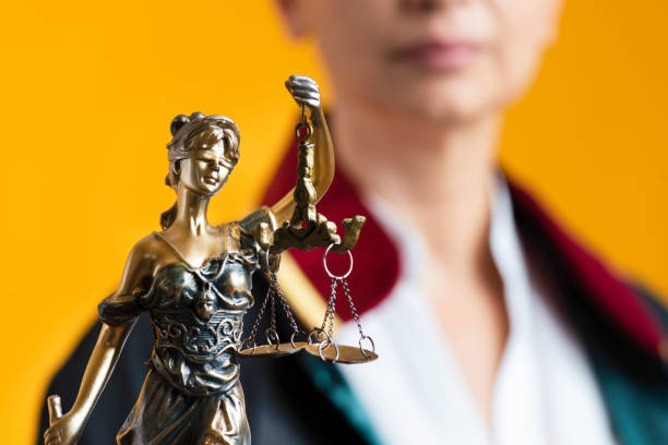Statue of the Goddess of Justice that commemorates justice
