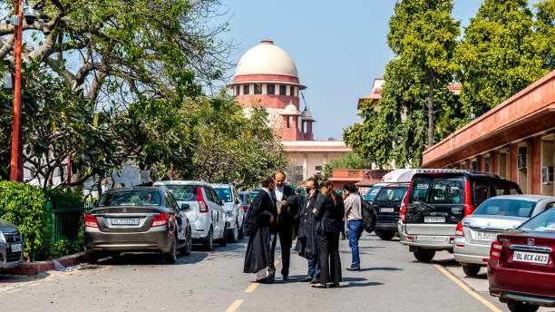 The scene outside the Supreme Court in New Delhi where issues like UCC are discussed