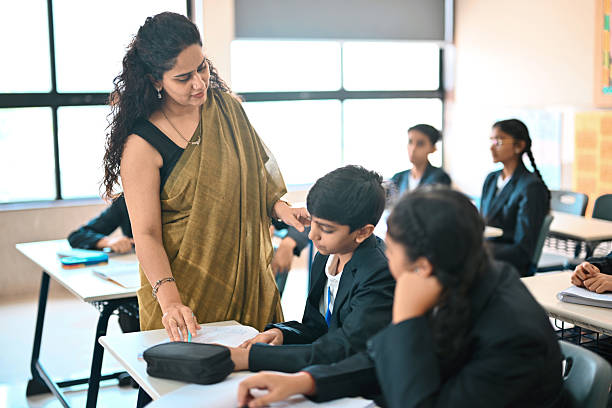 The female teacher explained the question to the student and understood his point of view