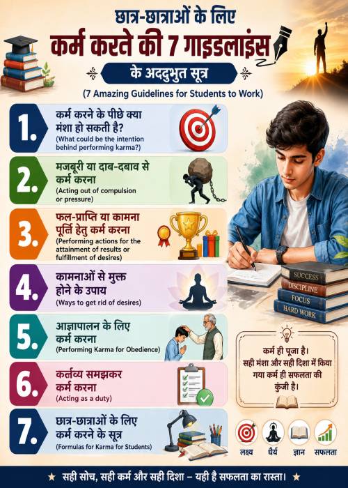 Important points of the guidelines for doing karma