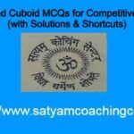 Cube and Cuboid MCQs for Competitive Exams