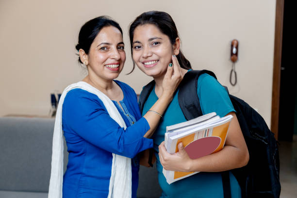 Mother affectionate to develop daughter's qualities