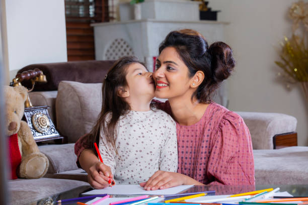 The mother developed values from the beginning by loving the child