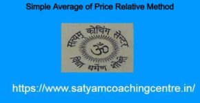Simple Average of Price Relative Method