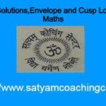 Singular Solutions,Envelope and Cusp Locus-B.Sc. Maths