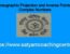 Stereographic Projection and Inverse Points of Complex Numbers
